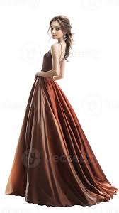 Full-Length Elegant Women’s Dress Model Mockup