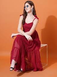 Midnight Waves Printed Dress