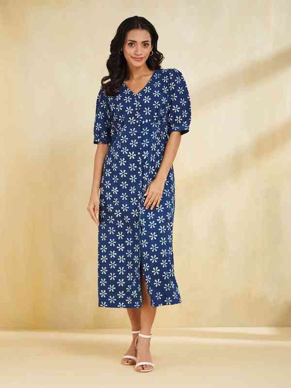 Fabindia Black & Navy Blue Women’s Dress Collection
