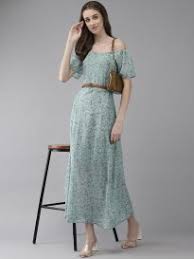“Serenity Print Georgette Maxi Dress”