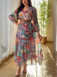 “GraceFlair Pleated Swing Dress”