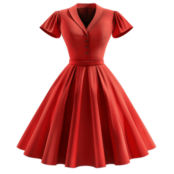 Red Glory Women’s Dress PSD Mockup